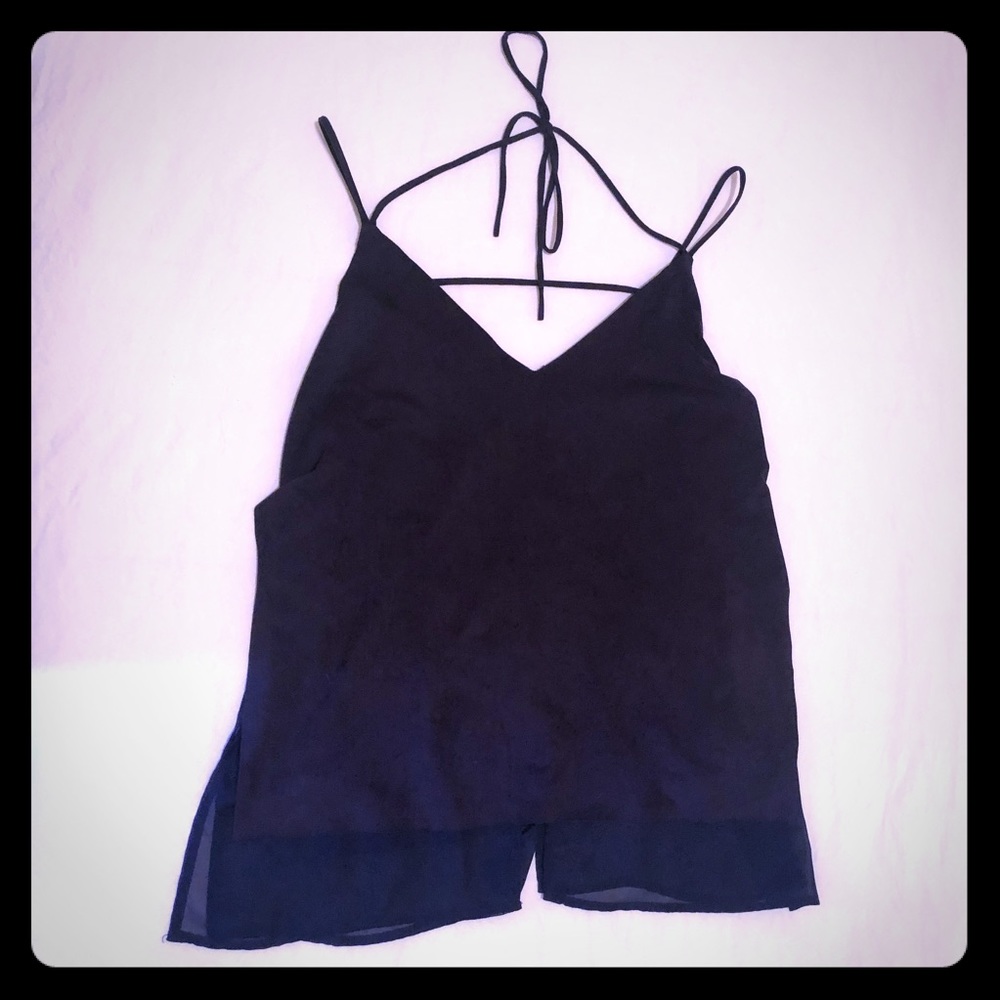 Romeo + Juliet Couture | Blue Suede Swing Tank Top